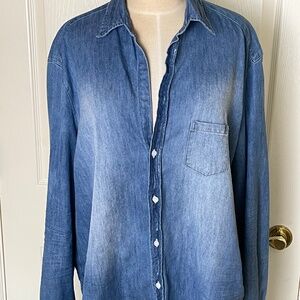 Frank & Eileen  -  EILEEN Relaxed Button-Up Shirt (Large)